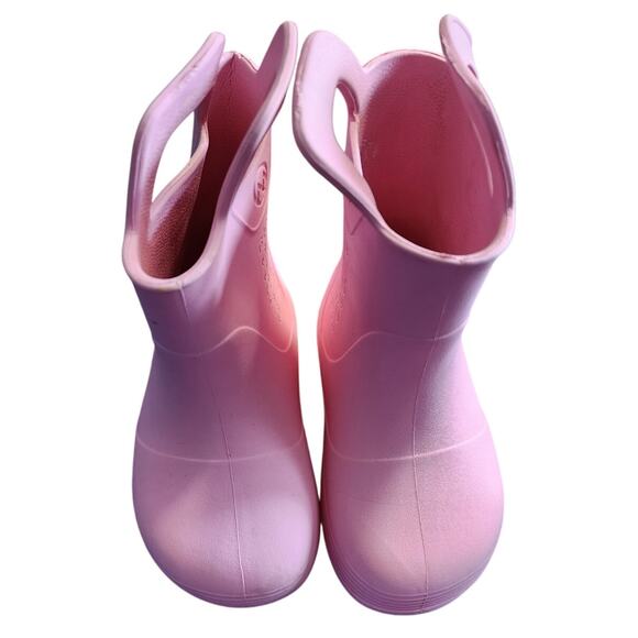 Outdoor Master Kids Toddler Pink Rain Boots Size 8 - Picture 1 of 7